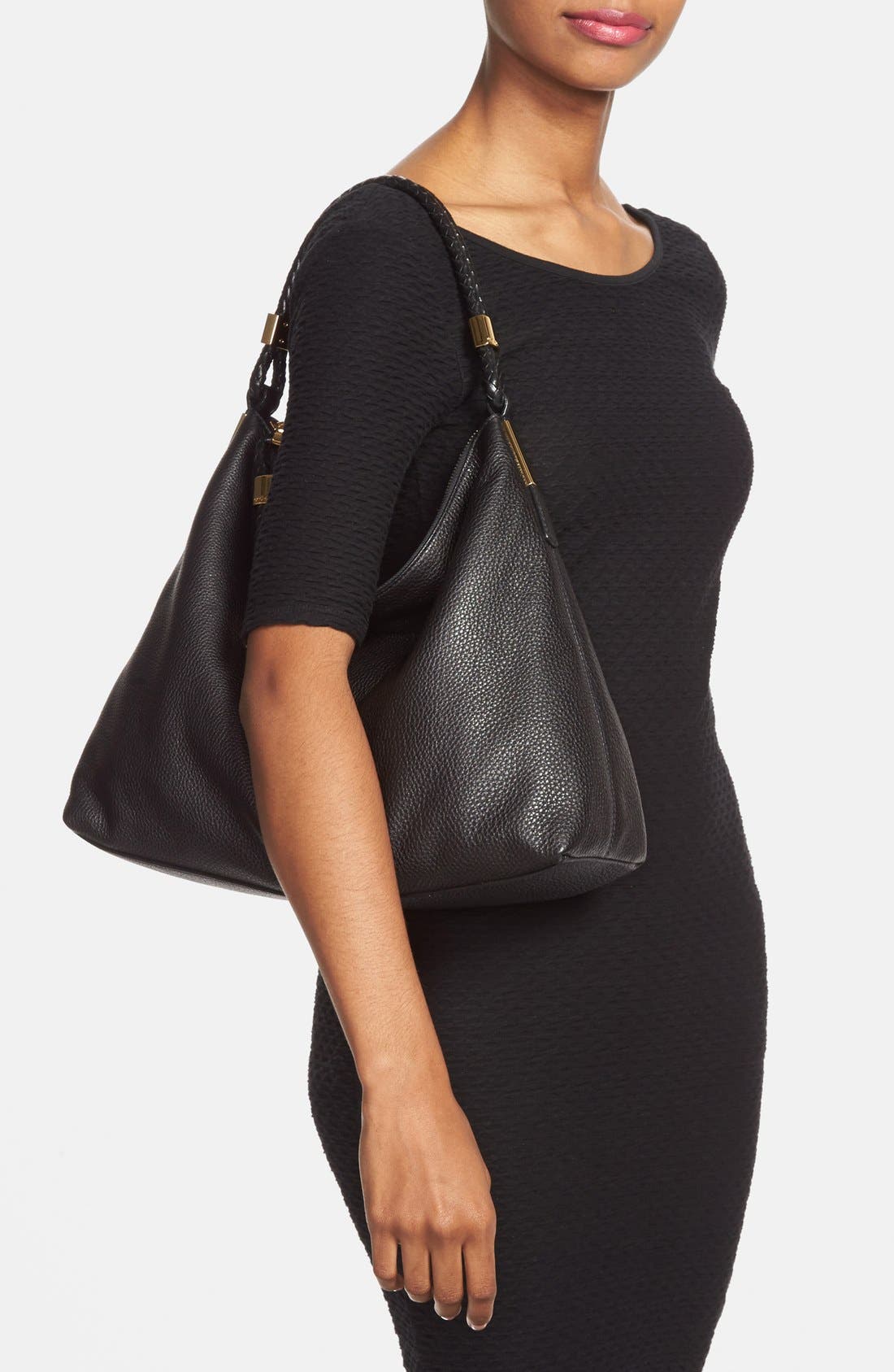 Michael Kors 'Skorpios' Leather Hobo, Alternate, color, 