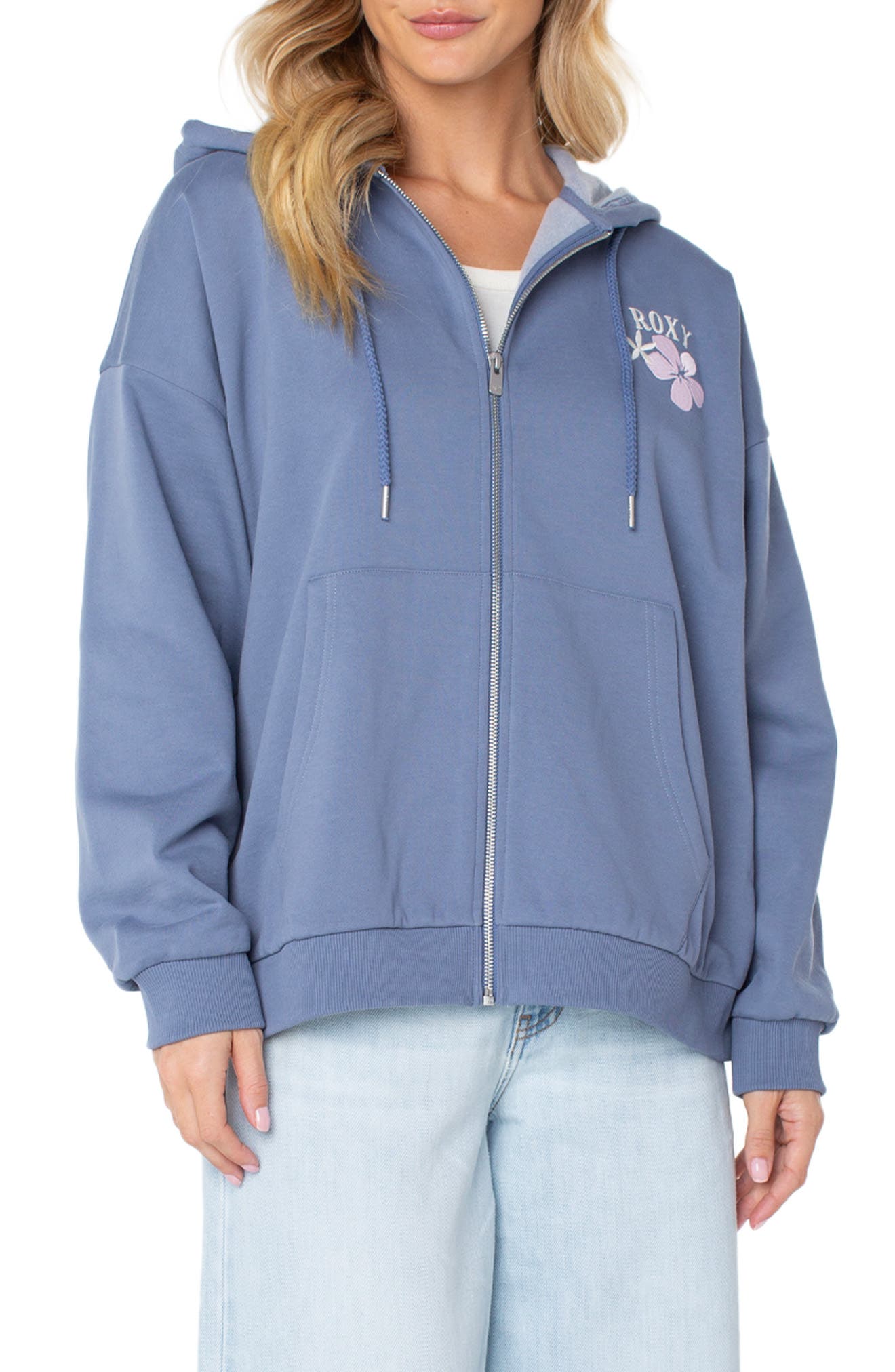 Roxy Line Up Full Zip Hoodie (Women) | Nordstrom