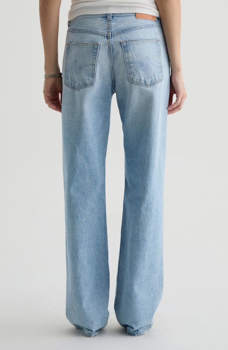 AG Billie Ripped Straight Leg Jeans, Alternate, color, Soft Focus Destructed