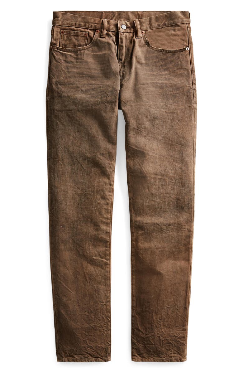 Double RL Slim Fit Jeans, Alternate, color, 