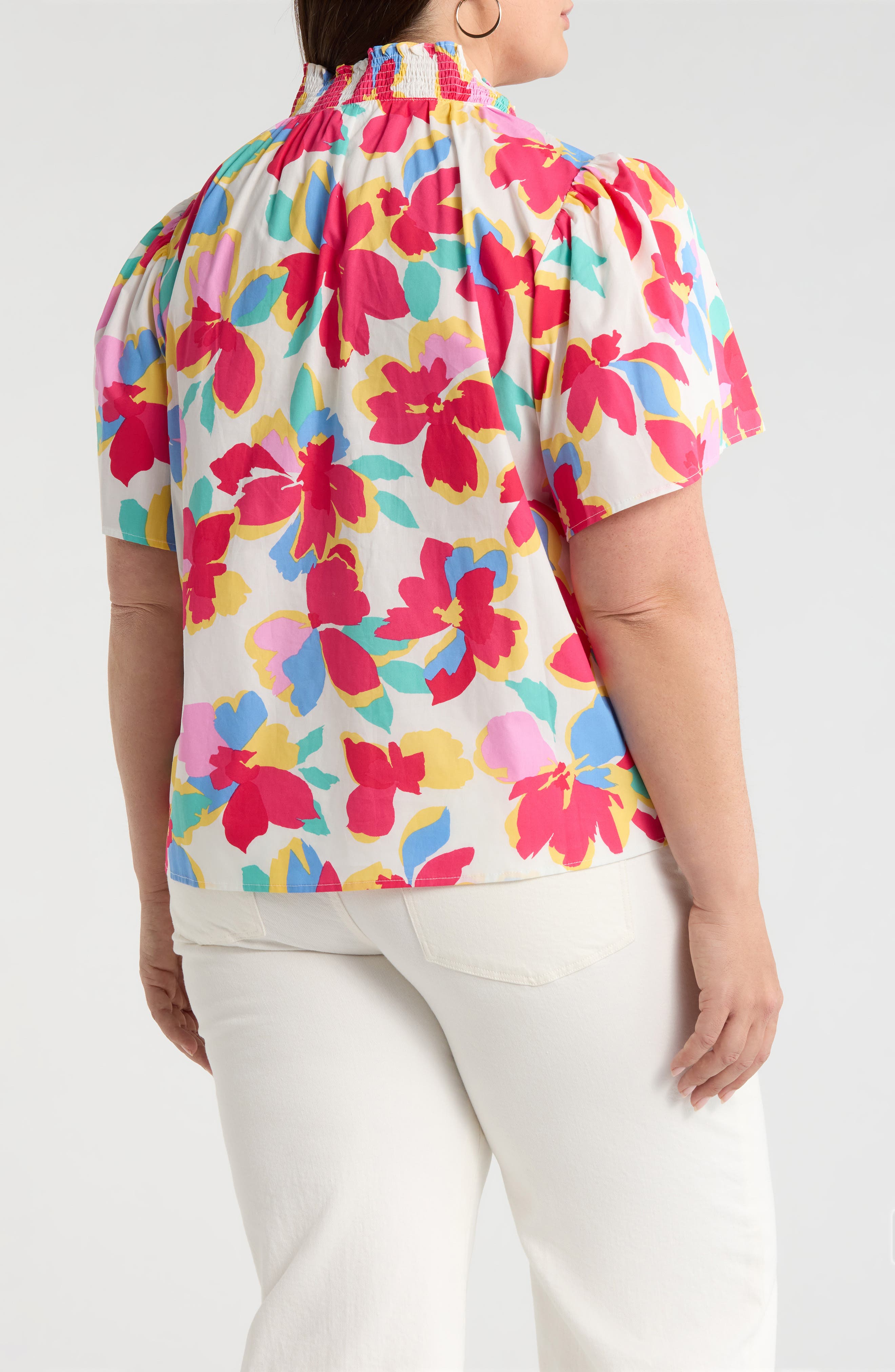 Yani Floral Smocked Top - image 2