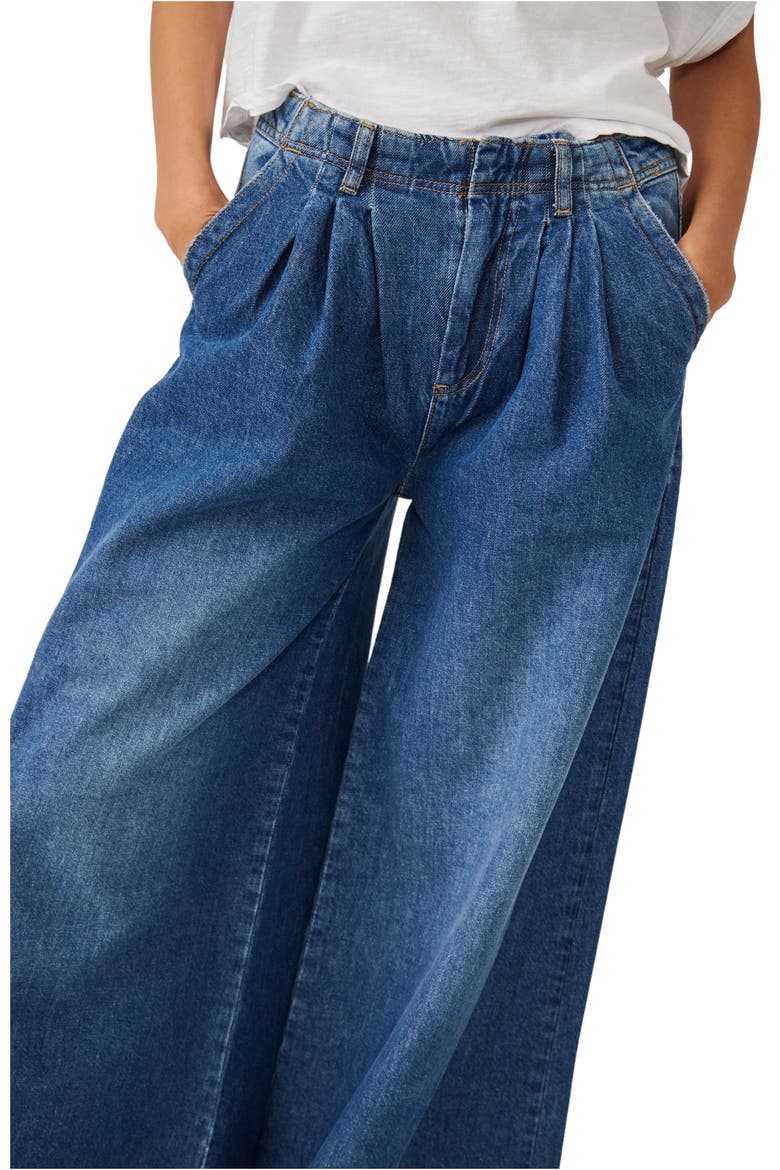 Equinox Wide Leg Trouser Jeans, Alternate, color, LAKE LIFE