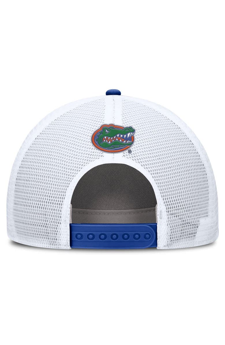 Jordan Brand Men's Jordan Brand Royal/White Florida Gators 2025 On-Field Rise Patch Trucker Adjustable Hat, Alternate, color, Royal