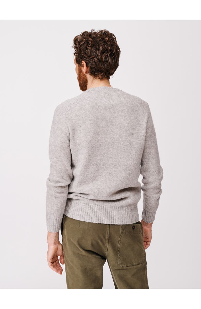 Aubin Prestwick Shetland Crew Neck Sweater, Alternate, color, Silver