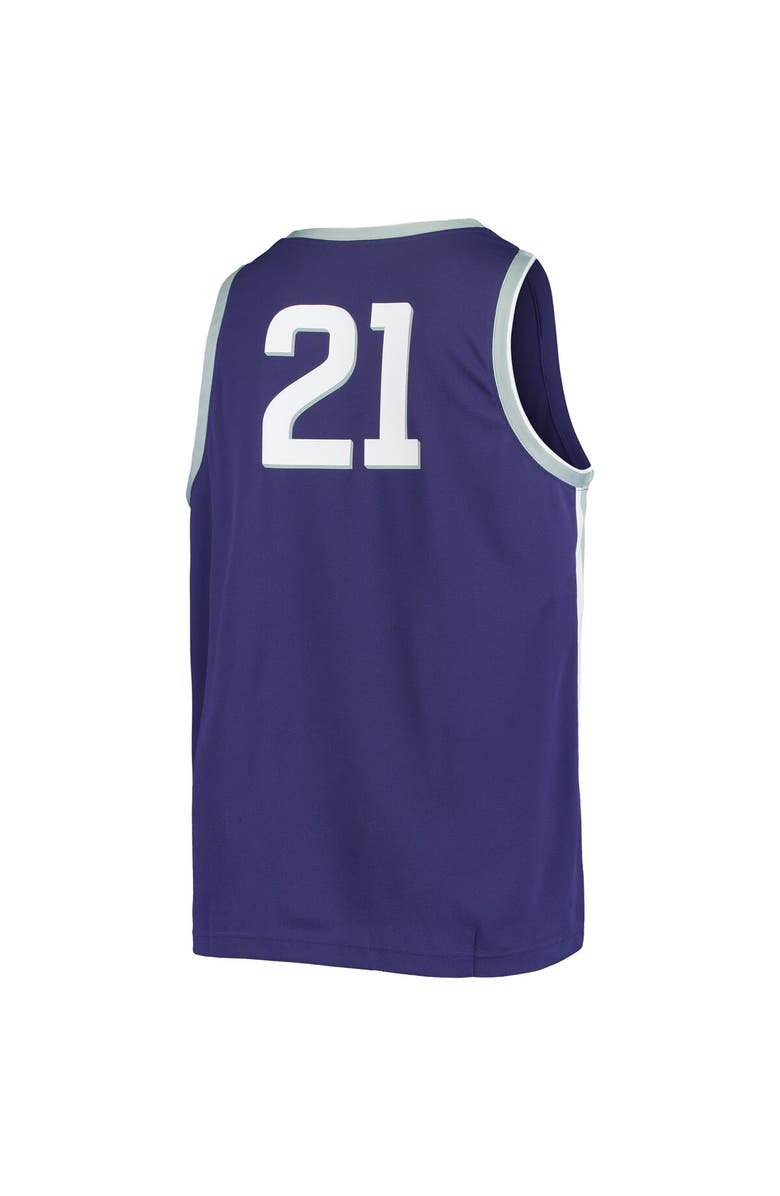 Nike Men's Nike #21 Purple Kansas State Wildcats Replica Basketball Jersey, Alternate, color, 