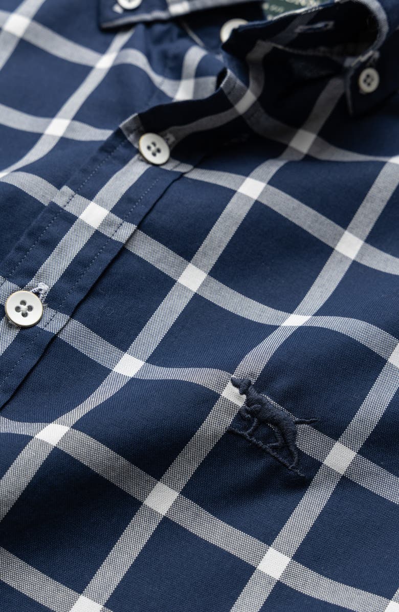 Rodd & Gunn Check Button-Down Oxford Shirt, Alternate, color, Navy