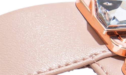 Fitflop Fino Crystal Wedge Flip Flop Sandal In Animal Print