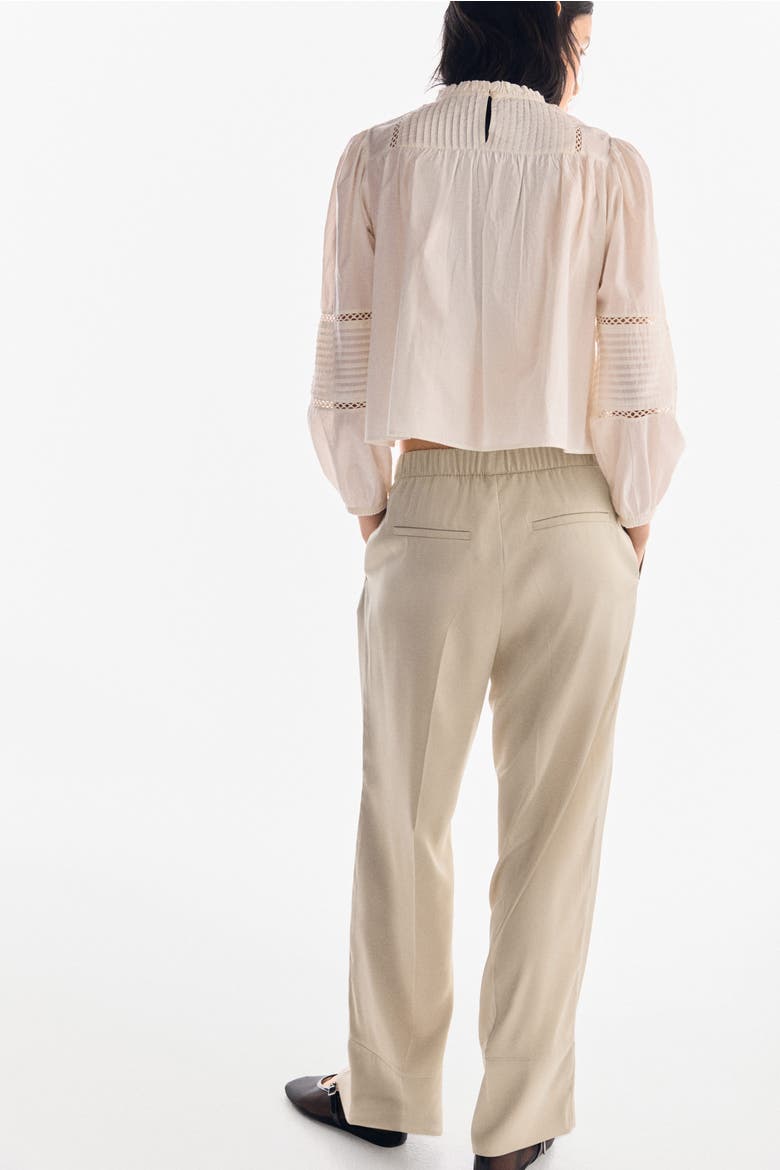 Pull-on Trousers, Alternate, color, Light beige