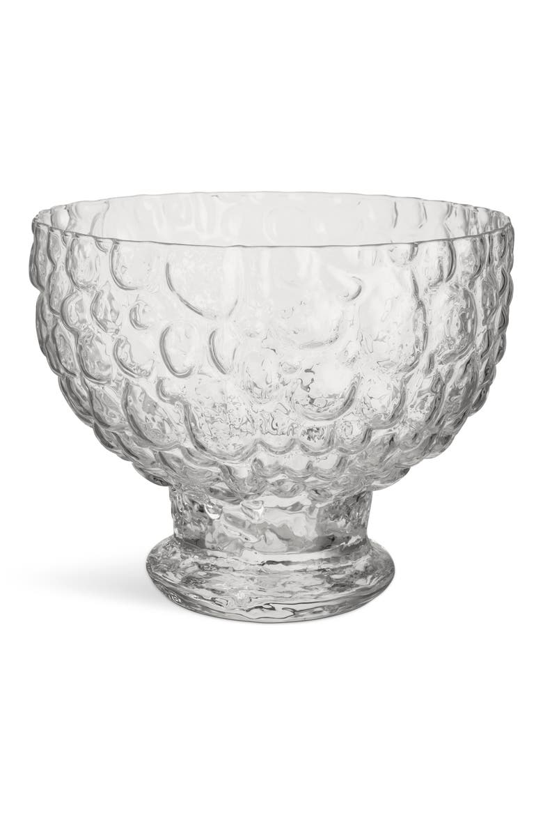 Moss Circular Glass Bowl, Main, color, CLEAR