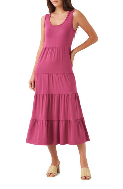 Tiered Midi Dress