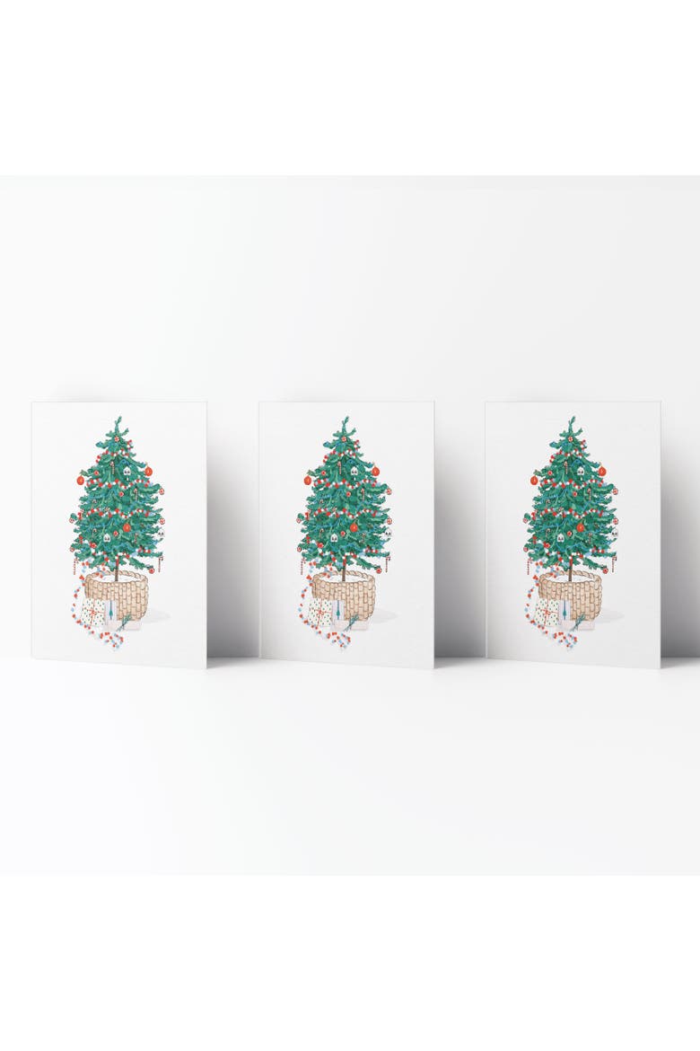 Winter/Holiday Greeting Card Pack Sets (3 ct) Oh Christmas Tree, Main, color, Multi-Pack