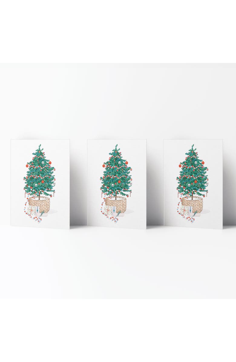 Ramus & Co Winter/Holiday Greeting Card Pack Sets (3 ct) Oh Christmas Tree, Main, color, Multi-Pack