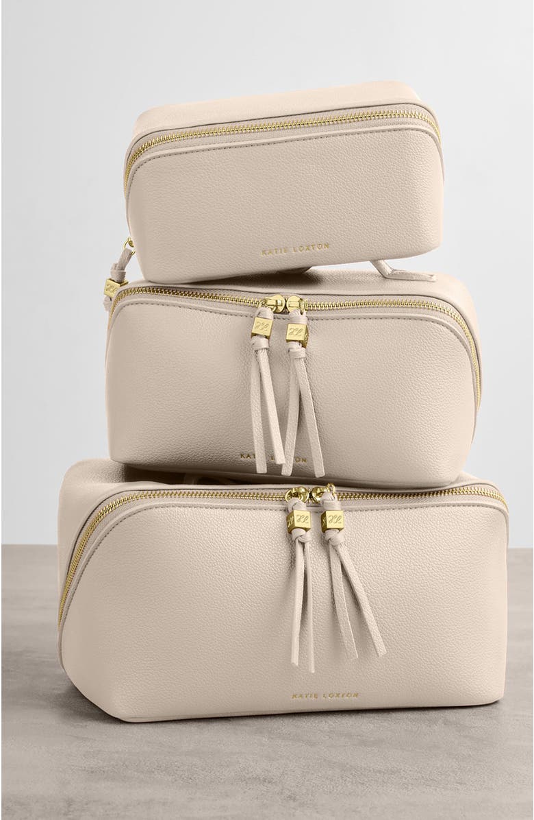 Katie Loxton Fold-Out Mirror Make Up Bag, Alternate, color, 