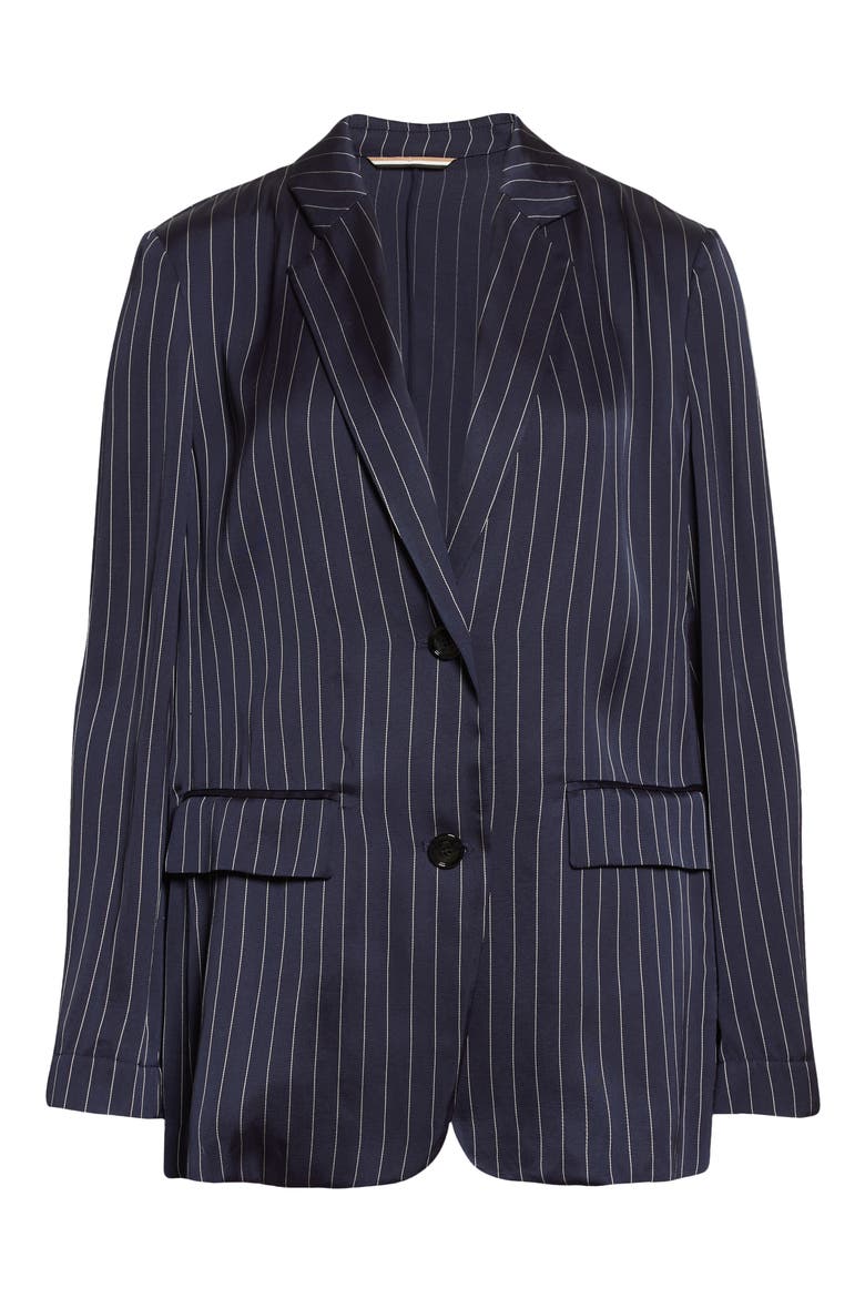 Jawela Stripe Blazer, Alternate, color, MIDNIGHT FANTASY