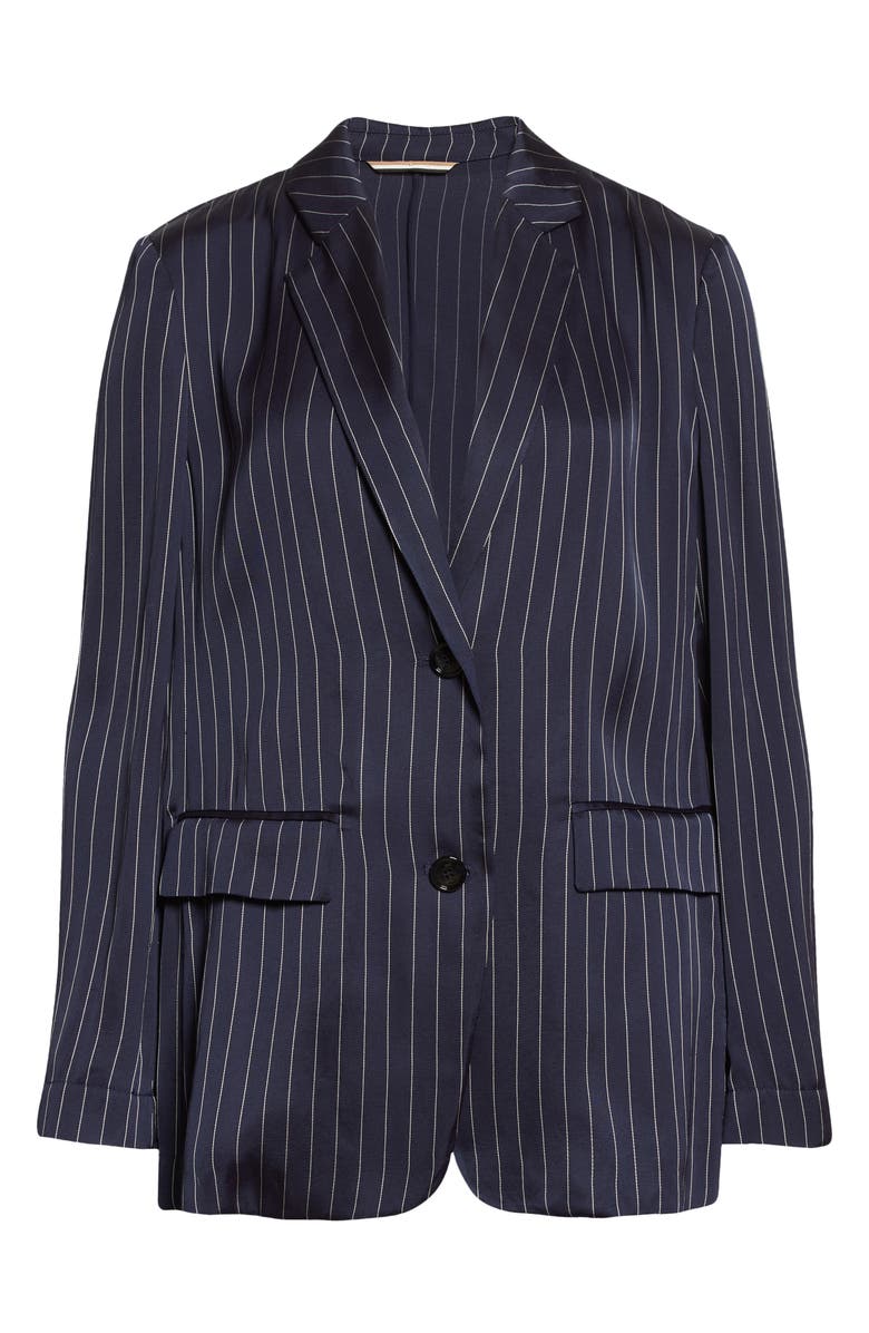 BOSS Jawela Stripe Blazer, Alternate, color, Midnight Fantasy