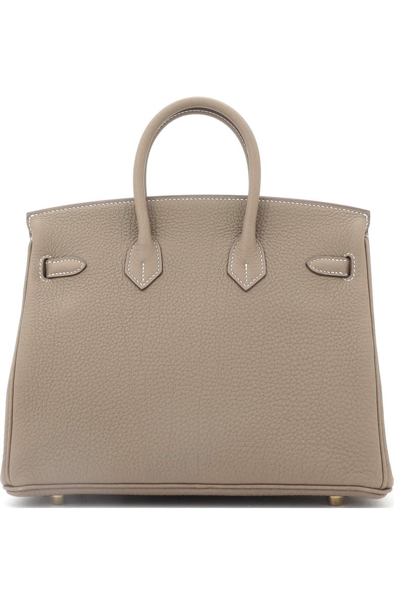 Pre-Owned Hermes Birkin Handbag Grey Togo with Gold Hardware 25, Alternate, color, Etoupe