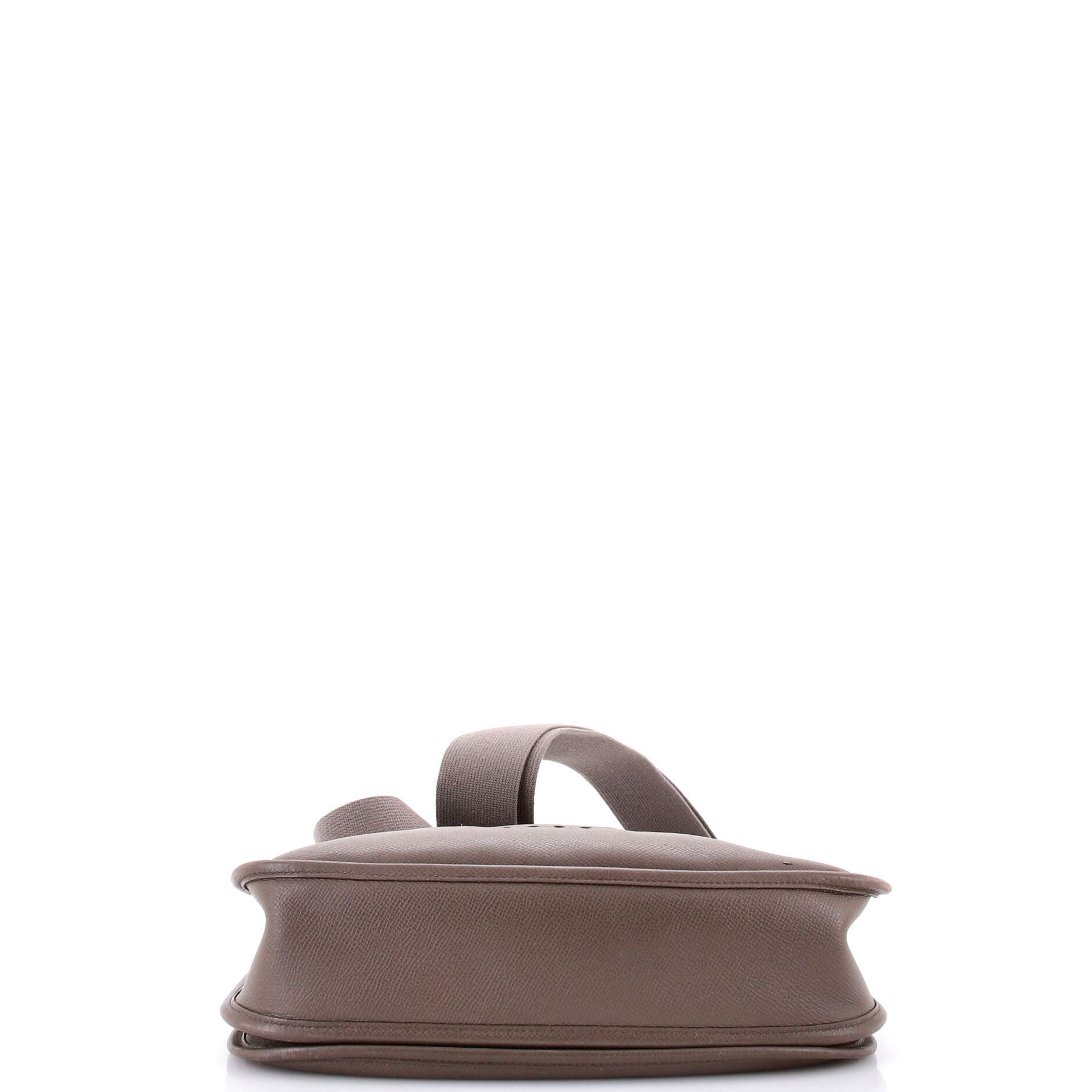 Pre-Owned Hermes Evelyne Bag Gen III Epsom PM, Alternate, color, Etain