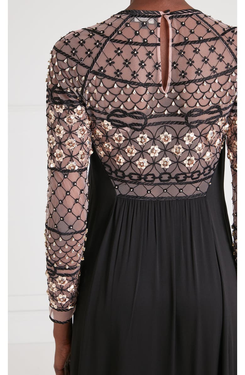 Temperley London Marie Gown, Alternate, color, Black