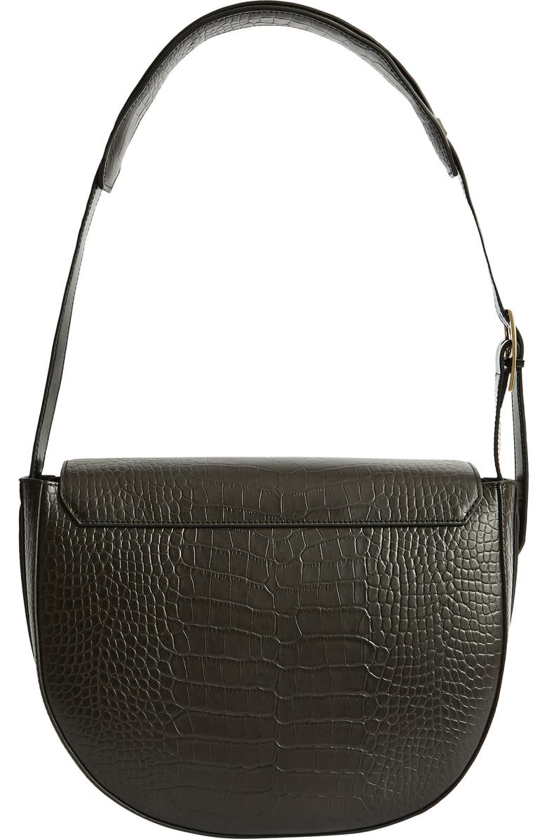 Reiss Hurlingham Leather Shoulder Bag, Alternate, color,