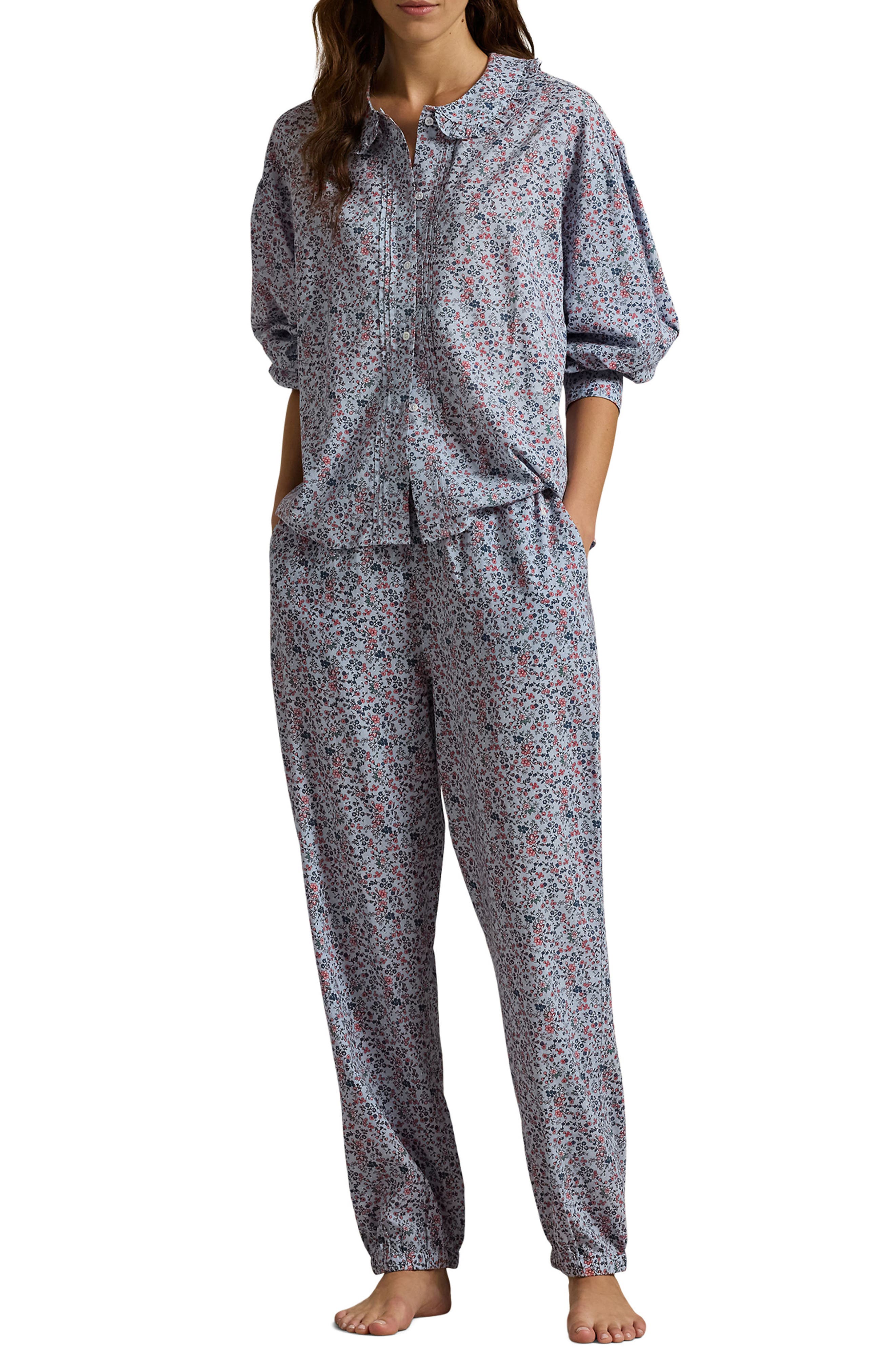 Polo Ralph Lauren Floral Pintuck Pajamas