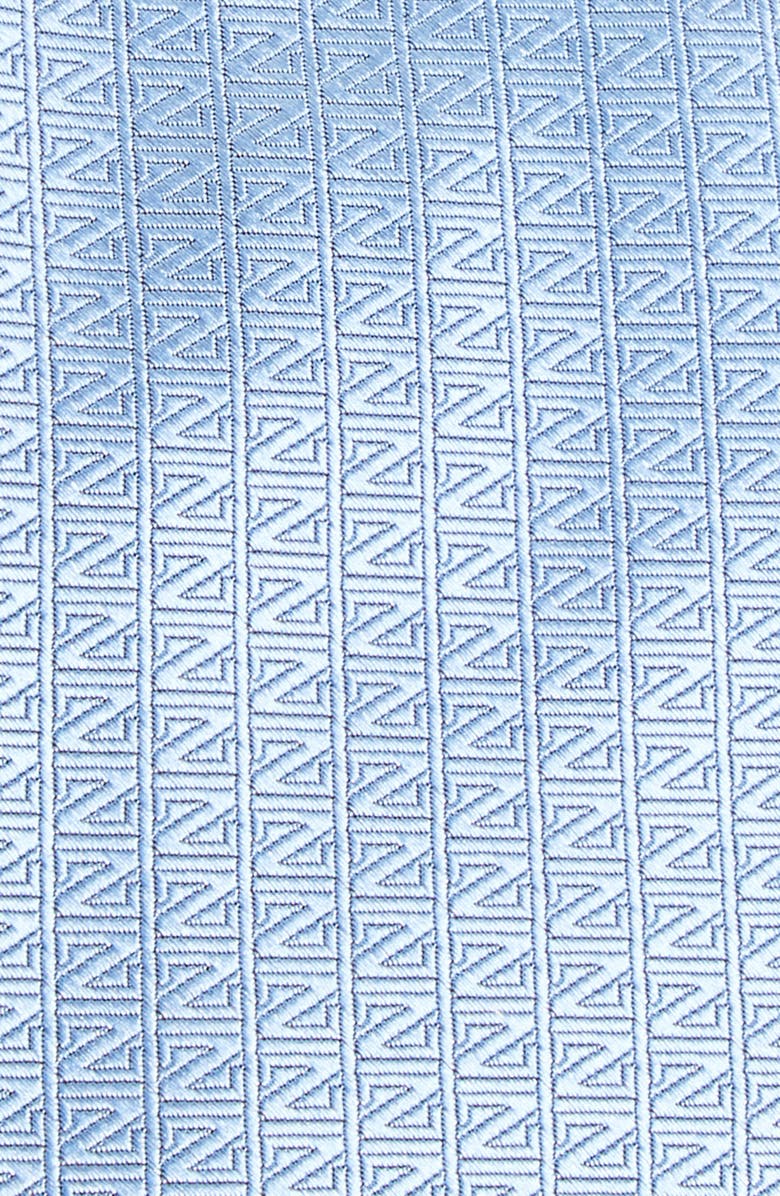 ZEGNA TIES Silk Jacquard Tie, Alternate, color, Light Blue