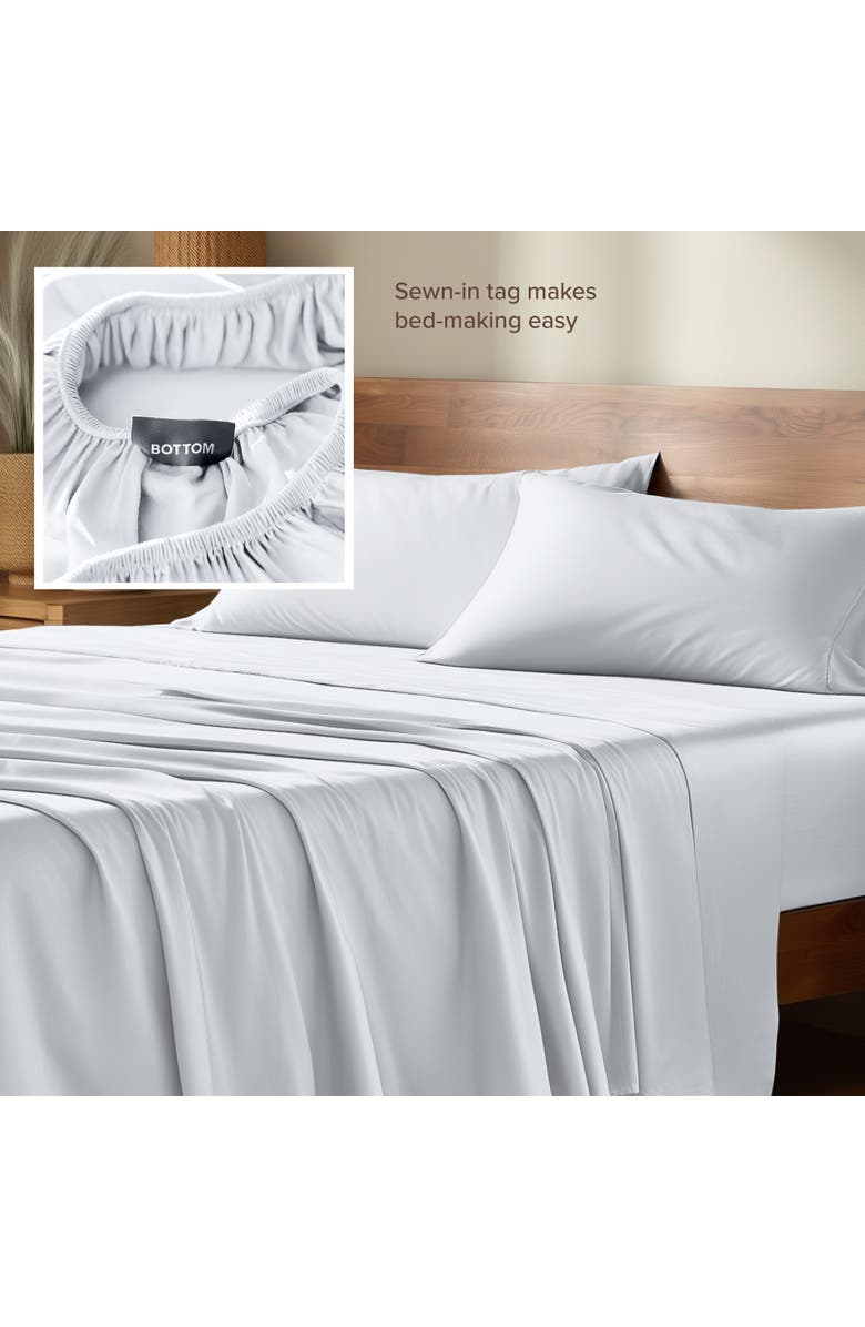 Bare Home Cooling Rayon Sheet Set - Split King, Alternate, color, White