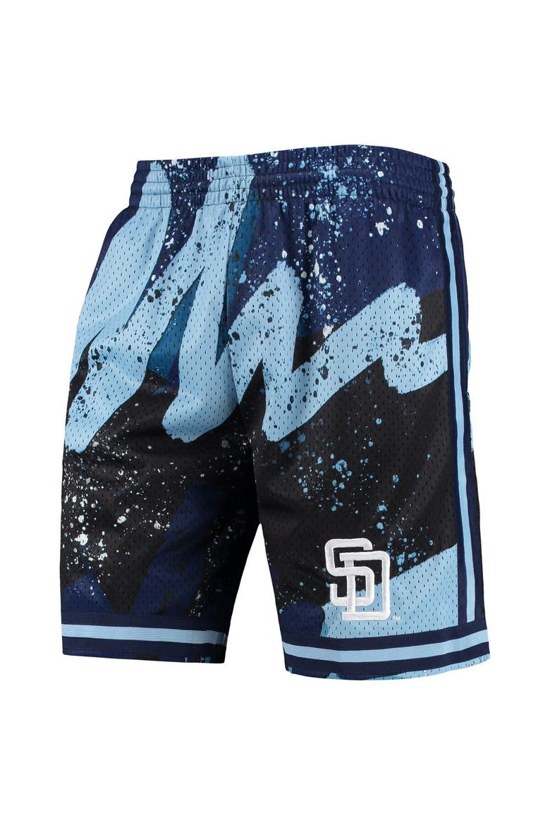 Men's Mitchell & Ness Black San Diego Padres Hyper Hoops Shorts, Alternate, color, Black