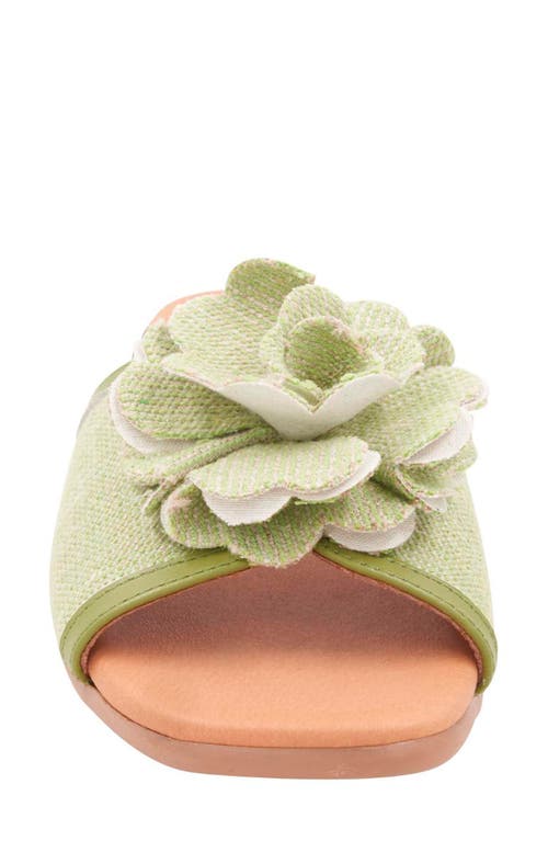 Andre Assous André Assous Kiky Slide Sandal In Pistachio