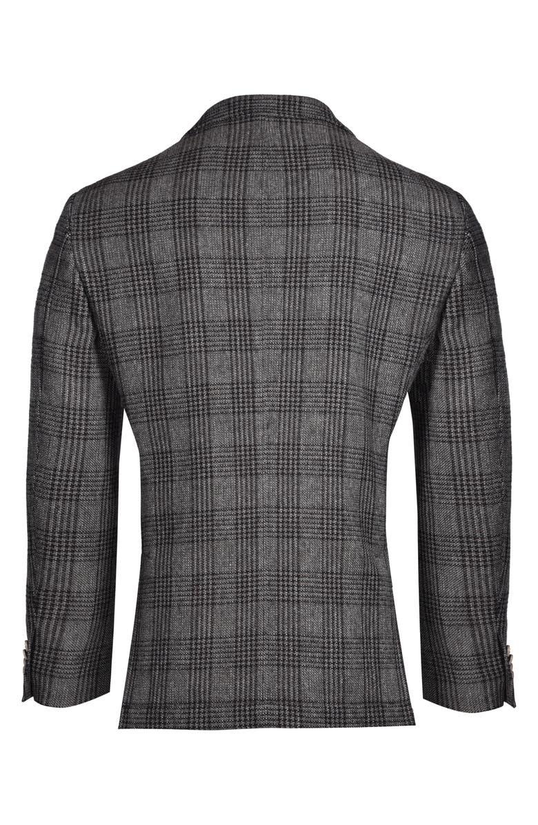 FLYNT Plaid Wool Blend Sport Coat, Alternate, color, Grey