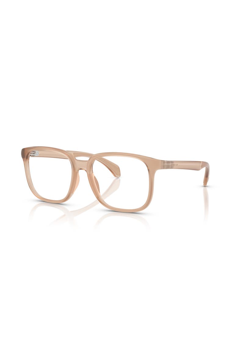 53mm Square optical glasses, Main, color, Beige