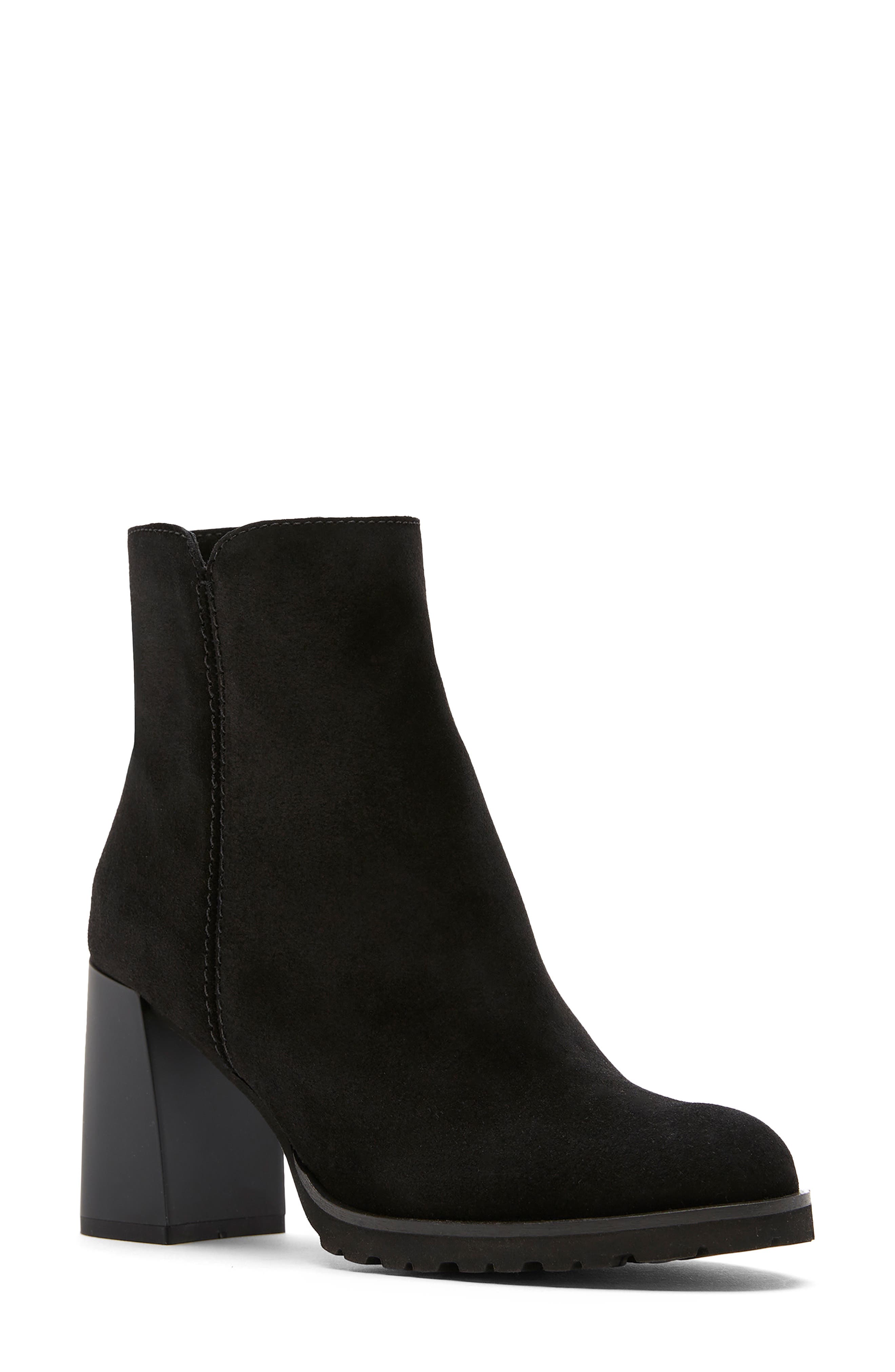La Canadienne Maggie City Dry<sup>™</sup> Waterproof Bootie, Main, color, Black Suede