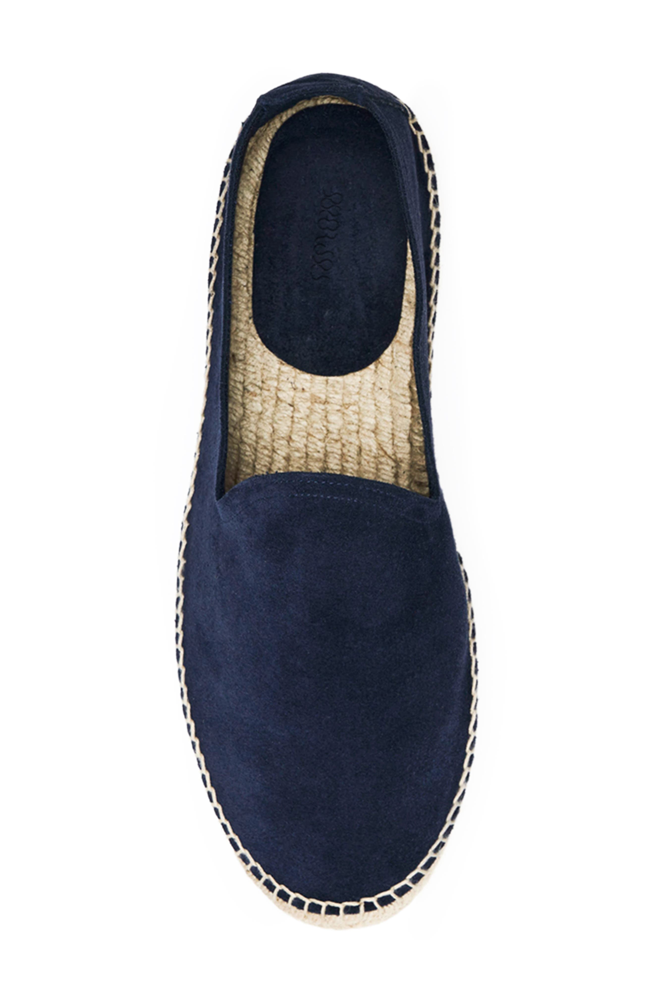 MORJAS The Espadrille, Alternate, color, Navy Suede