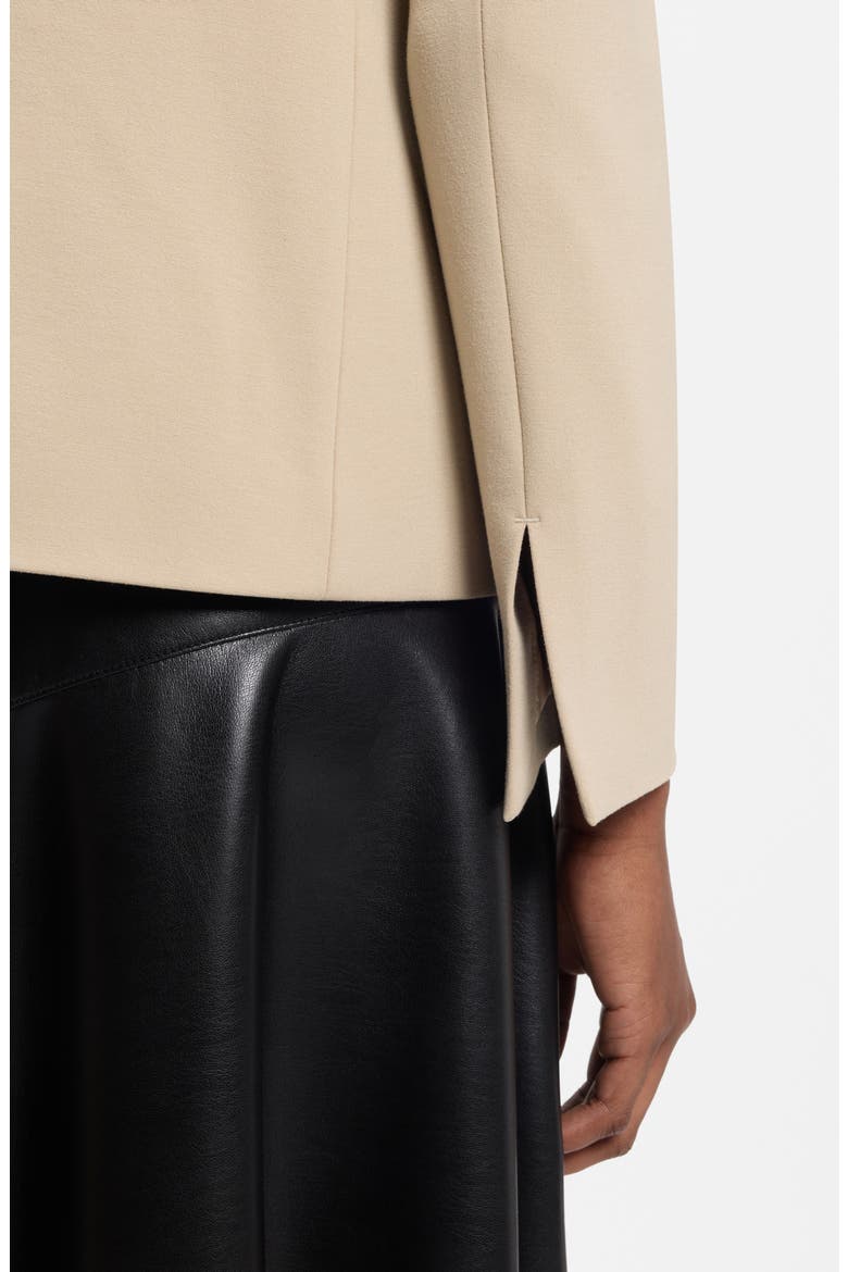 Jemma Collarless Jacket, Alternate, color, PUMICE