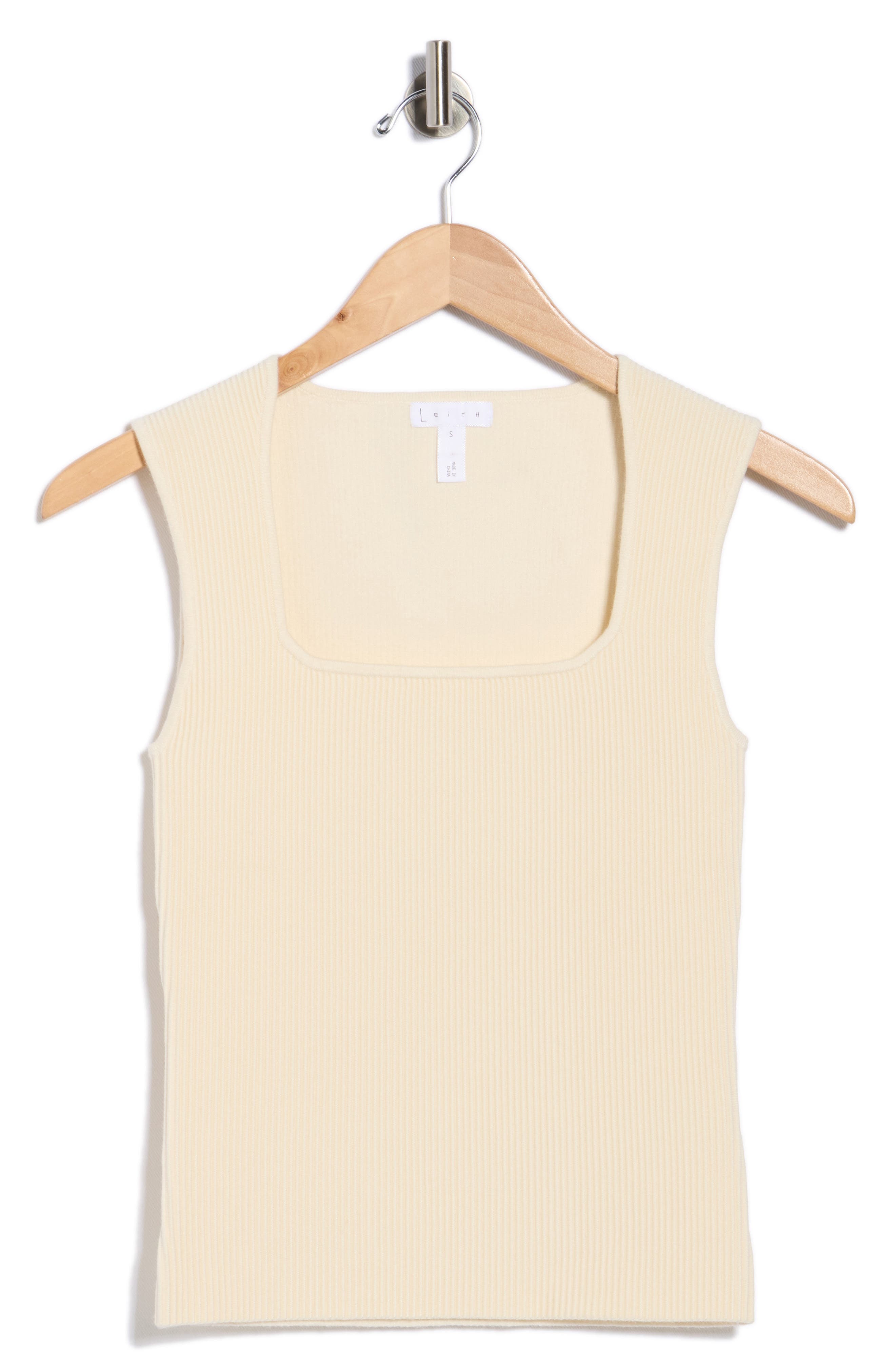 Leith Square Neck Sweater Tank (Women) | Nordstromrack