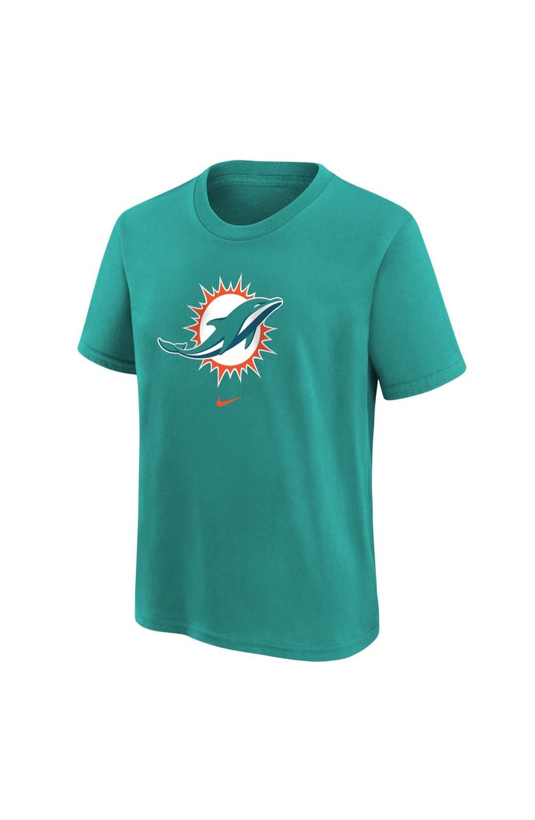 Nike Youth Nike Aqua Miami Dolphins Logo T-Shirt, Alternate, color, Aqua
