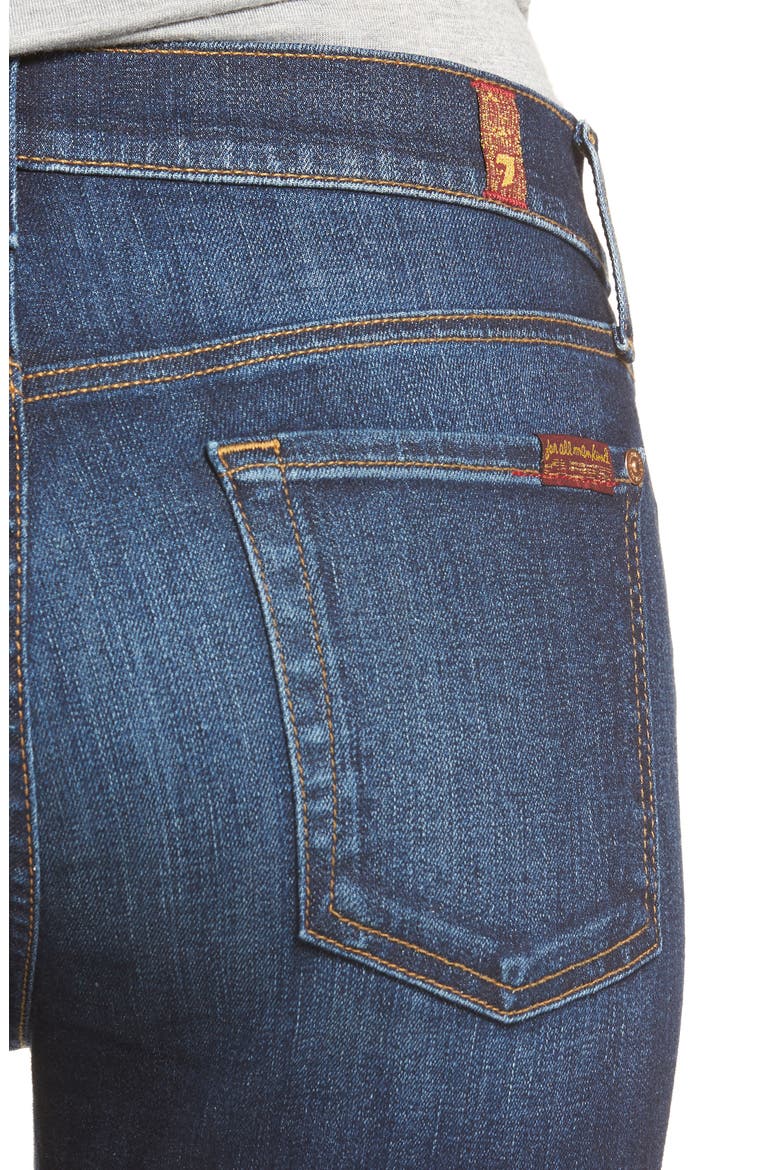 7 For All Mankind® b(air) Ankle Skinny Jeans, Alternate, color, DARK PARADISE