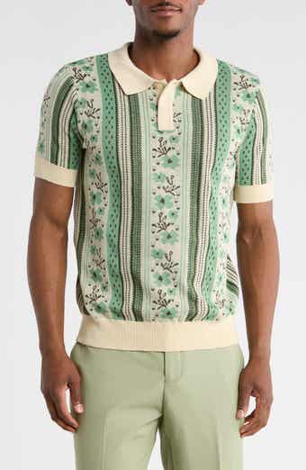 Floral Polo Sweater