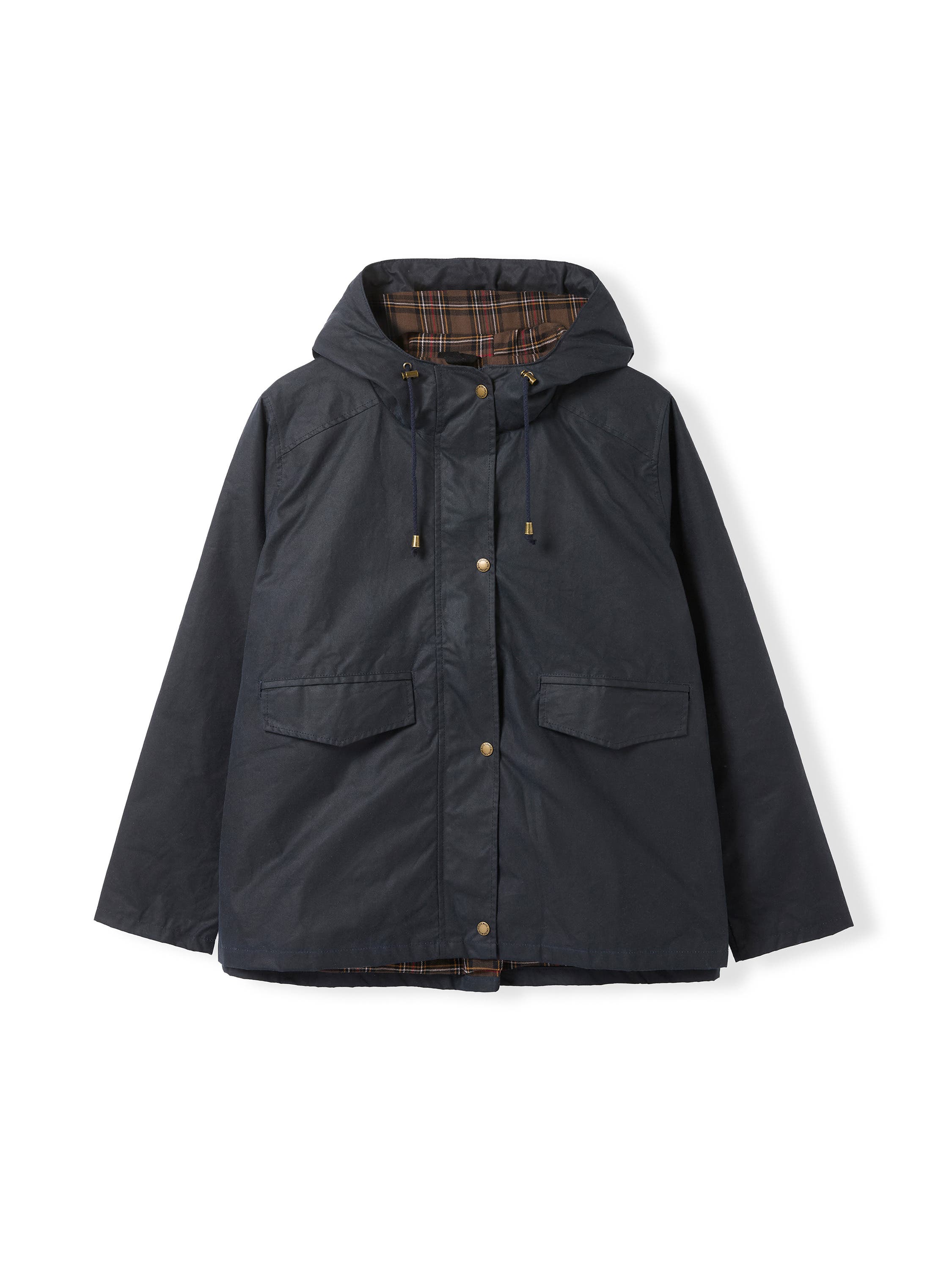 British Pleat Back Waxed Jacket - image 2