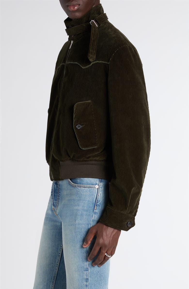 McQueen Corduroy Harrington Jacket, Alternate, color, Khaki