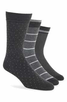 Original Penguin Gates Birdseye Assorted 3-Pack Crew Socks Assorted 3-Pack Crew Socks