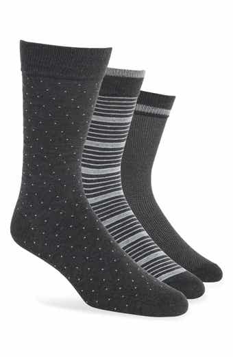 Original Penguin Gates Birdseye Assorted 3-Pack Crew Socks Assorted 3-Pack Crew Socks