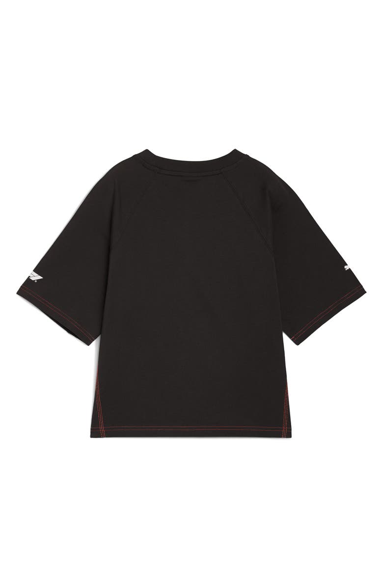 PUMA Formula 1<sup>®</sup> Raglan Sleeve Cotton T-Shirt, Alternate, color, Puma Black