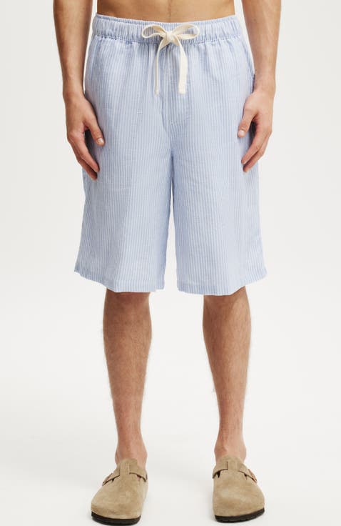 Men's Baggy Linen Short
