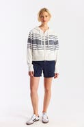 WISPR Cropped Zip-Up Knitted Hoodie Jumper