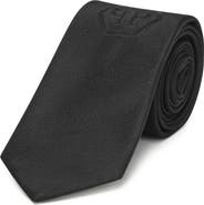 PHILIPP PLEIN Embroidered Logo Wide Tie Men