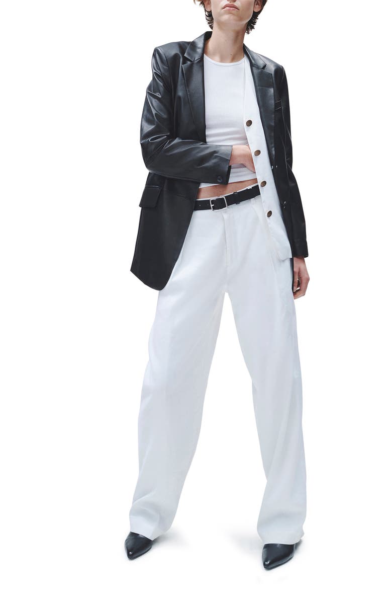 rag & bone Linen Blend Vest, Alternate, color,