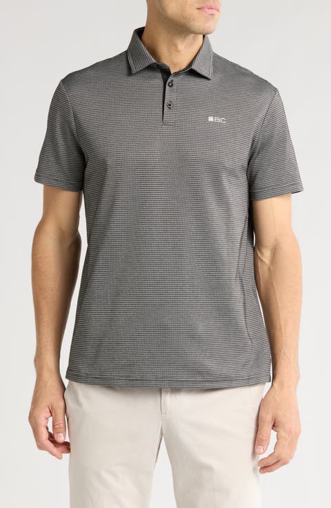 Travis Stripe Golf Polo