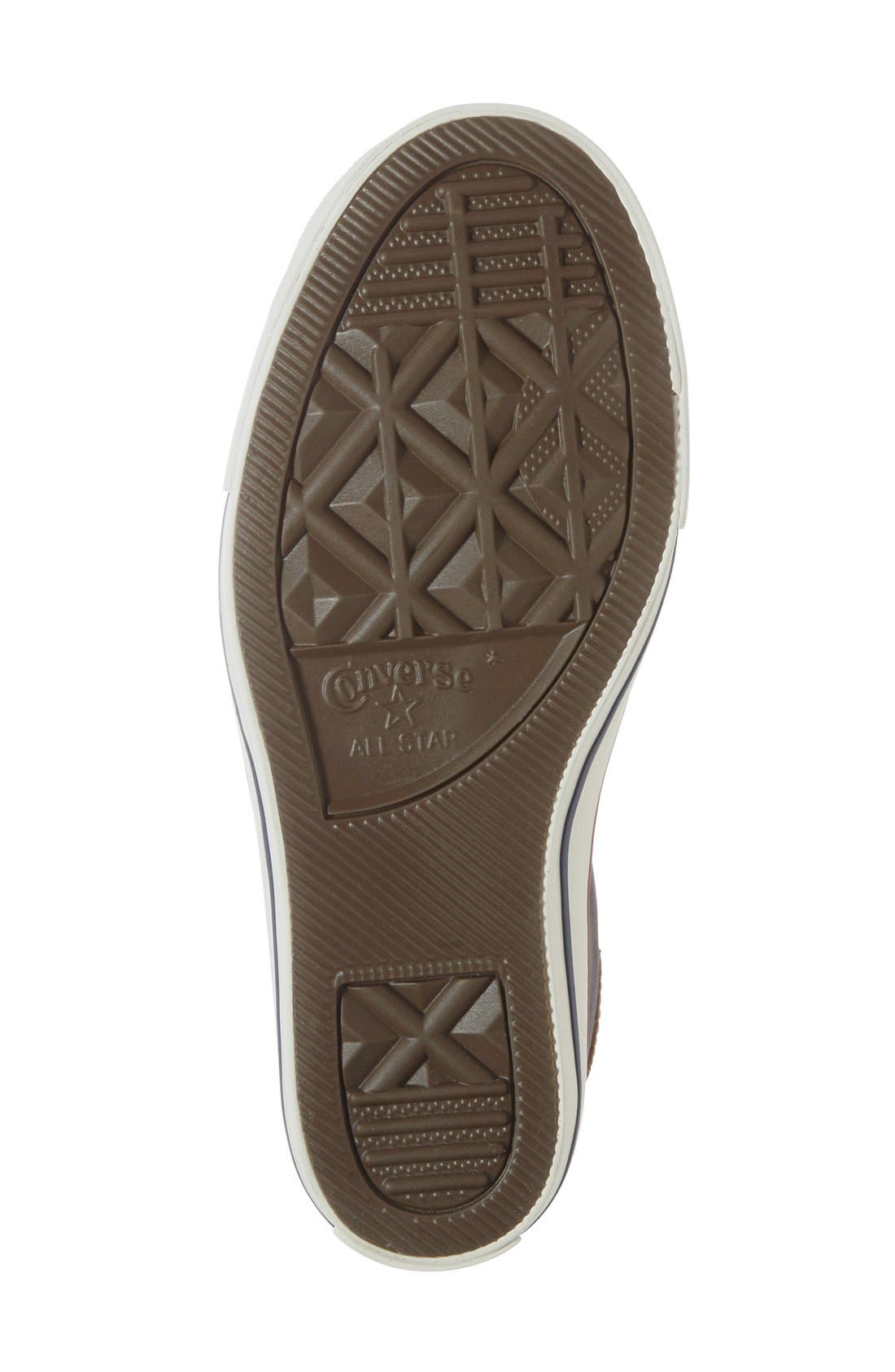 Converse Chuck Taylor<sup>®</sup> All Star<sup>®</sup> 'Lux' Hidden Wedge High Top Sneaker, Alternate, color, 