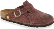 Birkenstock Boston Printed Leather Clog