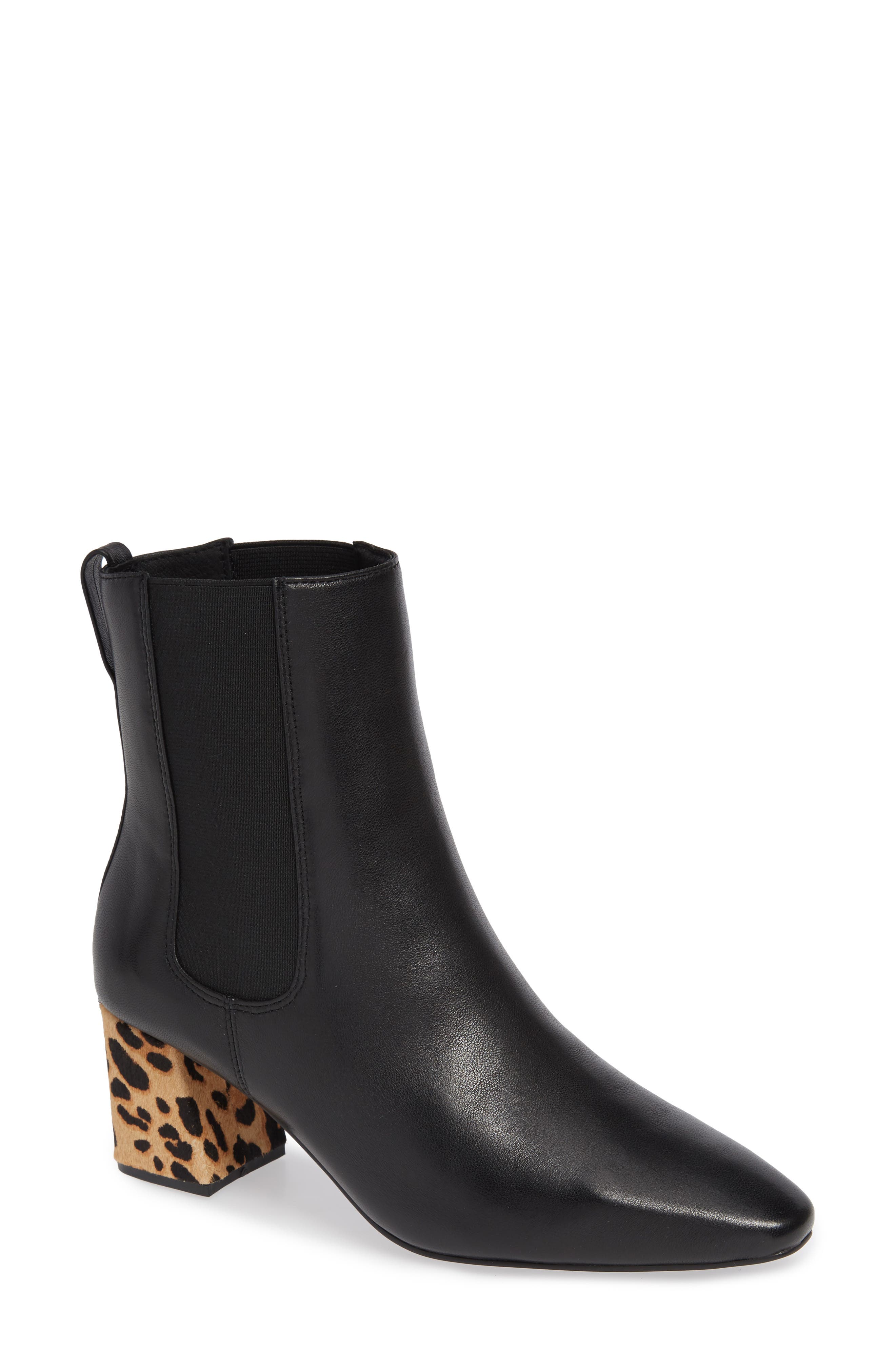 Matisse Off Duty Genuine Calf Hair Chelsea Bootie, Main, color, 